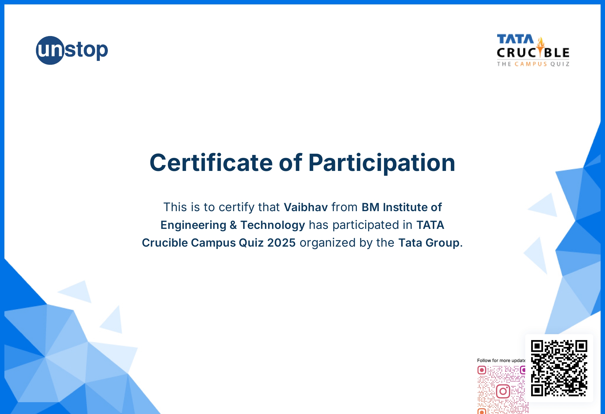 Frontend Certificate